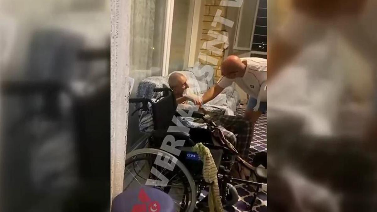 Özel huzurevinde şiddet... Eldiven takıp darbetti