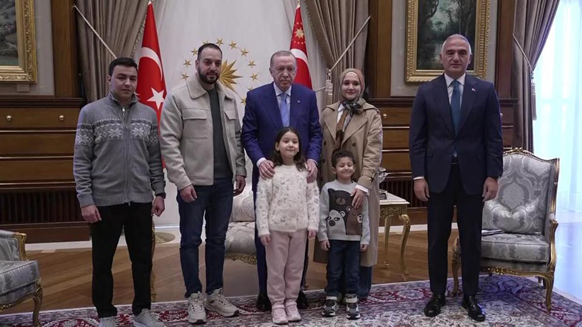 Erdoğan 6 yaşındaki Hind'in akrabalarını kabul etti