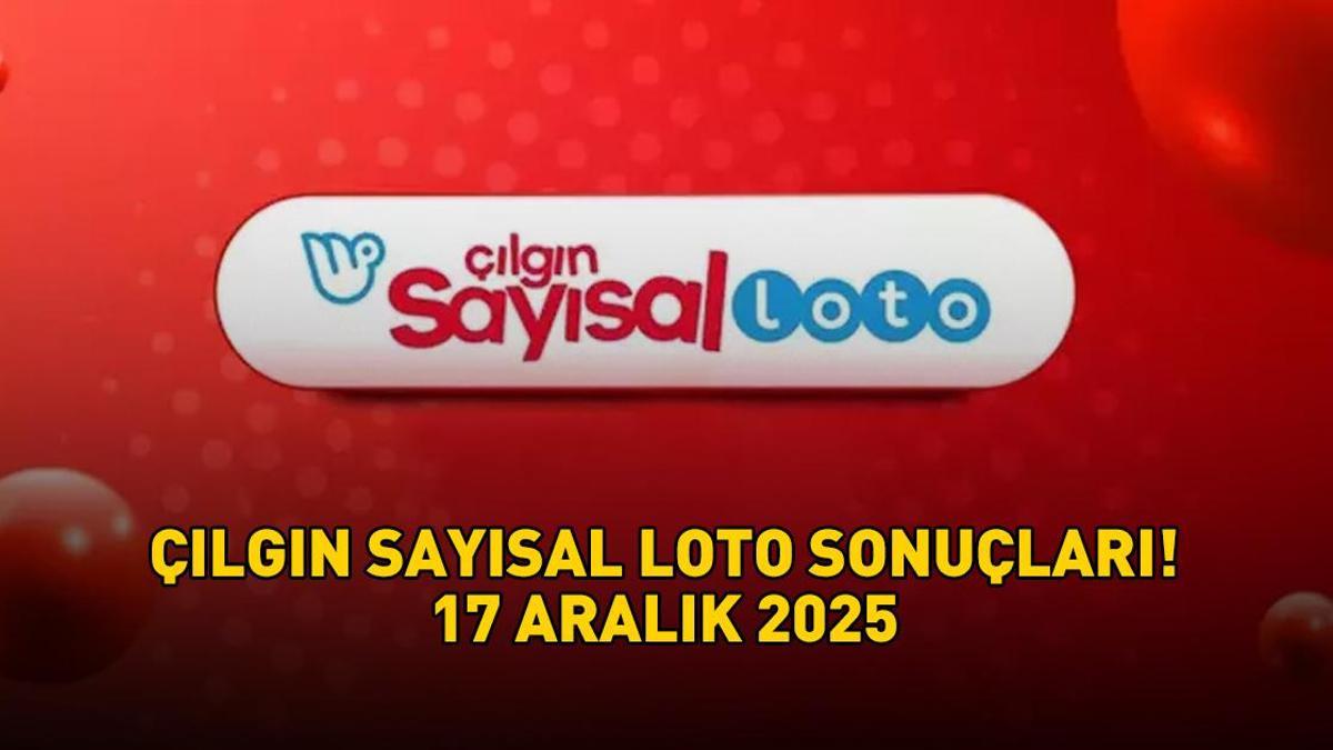 ÇILGIN SAYISAL LOTO SONUÇLARI 17 ARALIK 2025 | Çılgın Sayısal Loto sonuçları nasıl öğrenilir? 455.282.081,56 TL büyük ikramiye devretti!