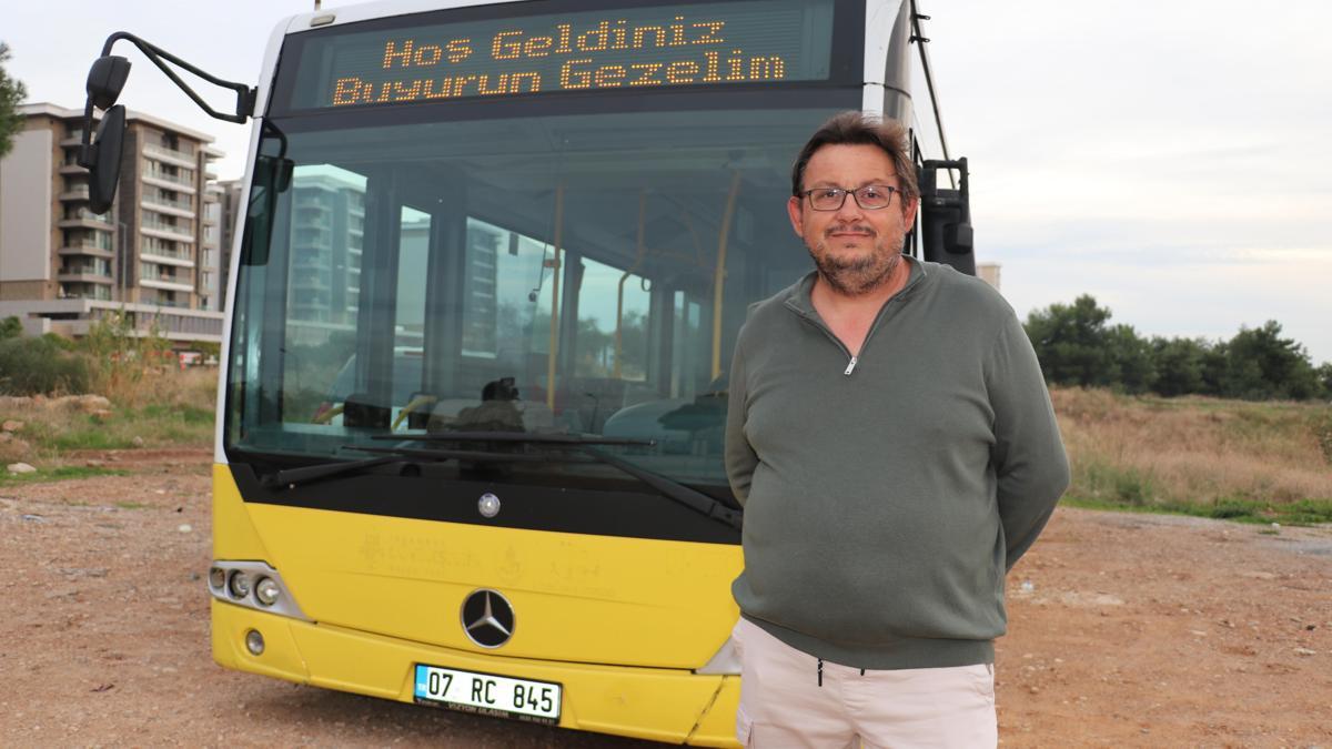 Karavan hayaliyle aldığı eski İETT otobüsüyle maha…