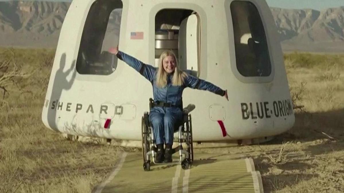 Tekerlekli sandalye kullanan mühendis uzaya gitti