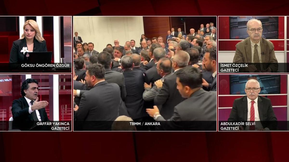 TBMM'de gergin anlar! Milletvekilleri yumruk yumruğa kavga etti