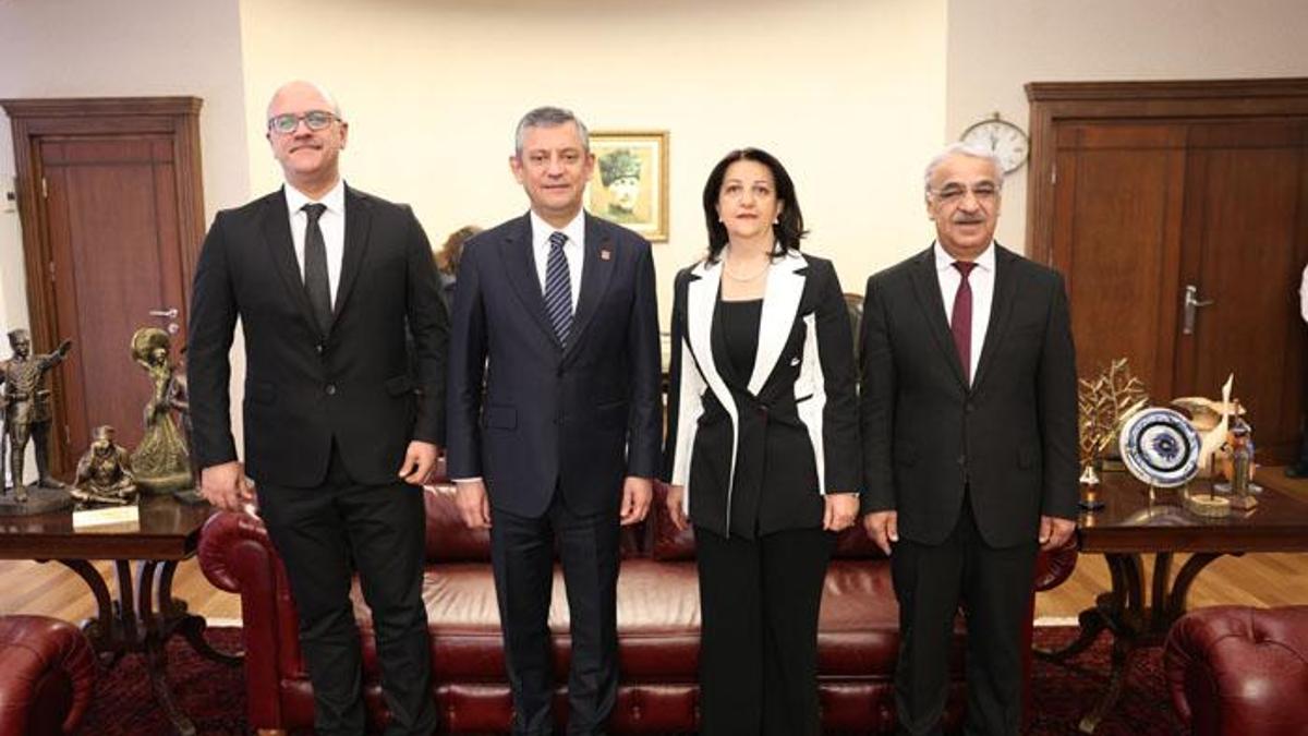 DEM Parti heyeti, CHP'yi ziyaret etti