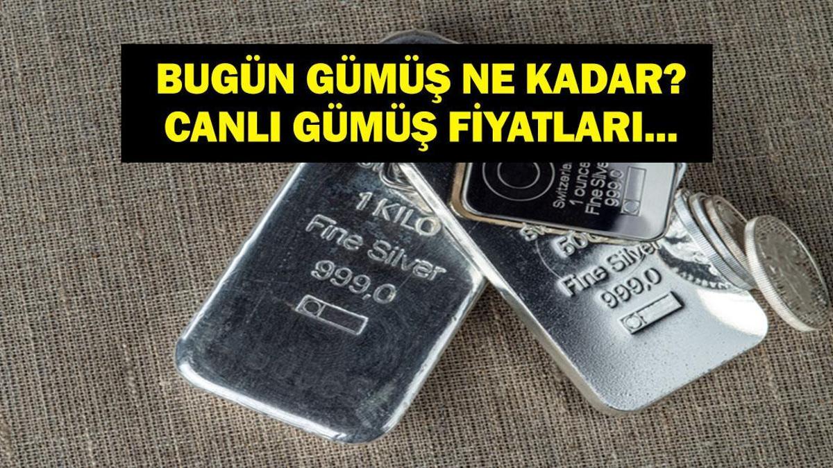 23 ARALIK CANLI GÜMÜŞ FİYATLARI: Bugün Gümüş Ne Kadar? 1 Gram Gümüş Fiyatı Ne? Gümüşte Yeni Rekor!