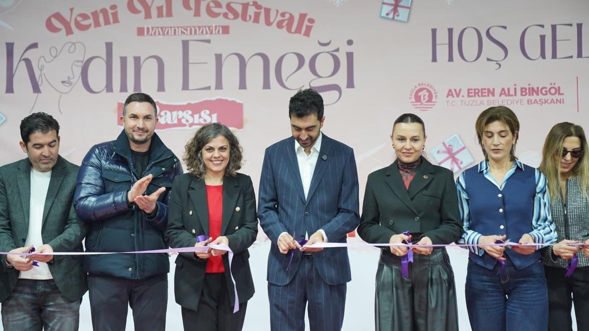 Tuzla'da Kadın Emeği Çarşısı açıldı