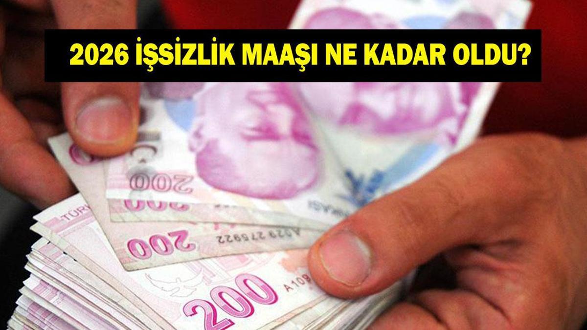 YENİ İŞSİZLİK MAAŞI NE KADAR OLDU? 2026 Ocak en düşük ve en yüksek işsizlik maaşı kaç TL?