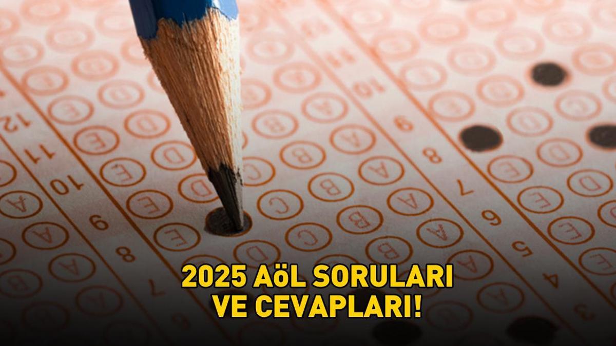 AÖL SINAV SORULARI VE CEVAPLARI 2025 | AÖL sınav soruları ve cevap anahtarı açıklandı mı? Açık Lise 1. Dönem sınav soru ve cevapları için gözler MEB'de!