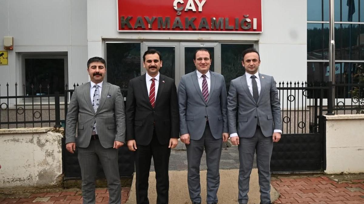 Kaymakam Türker meslektaşlarını ağırladı