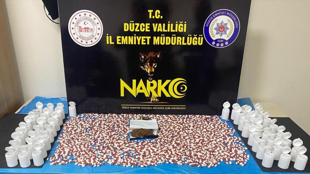 Düzce'de uyuşturucu operasyonu: 1 gözaltı