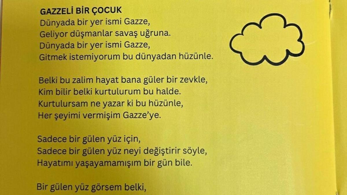 Manisa'da öğrencilerden Filistin temalı dergi