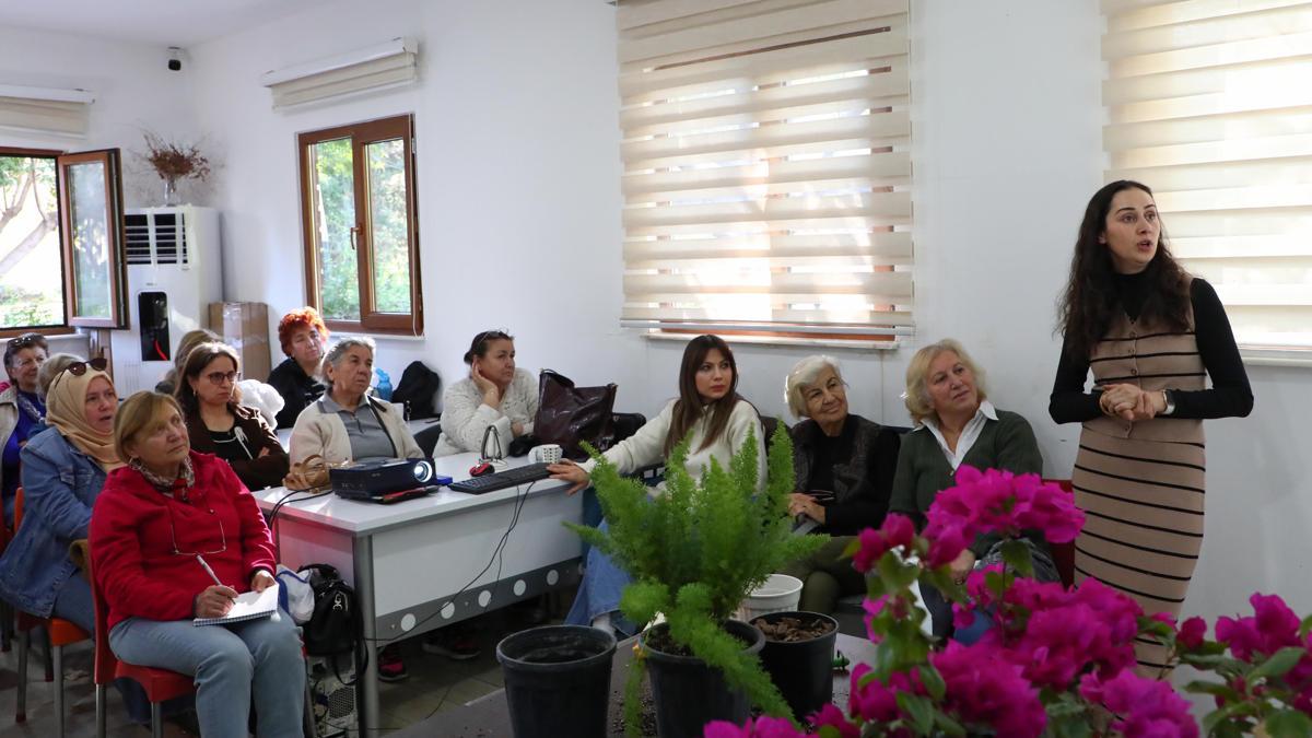 Büyükşehir'den yaş almış bireylere evde çiçek yetiştiriciliği eğitimi