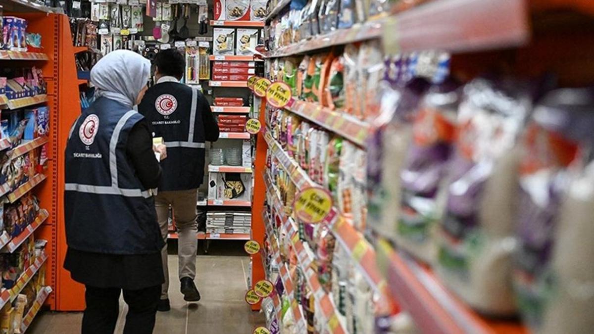 Ticaret Bakanlığı'ndan marketlere denetim