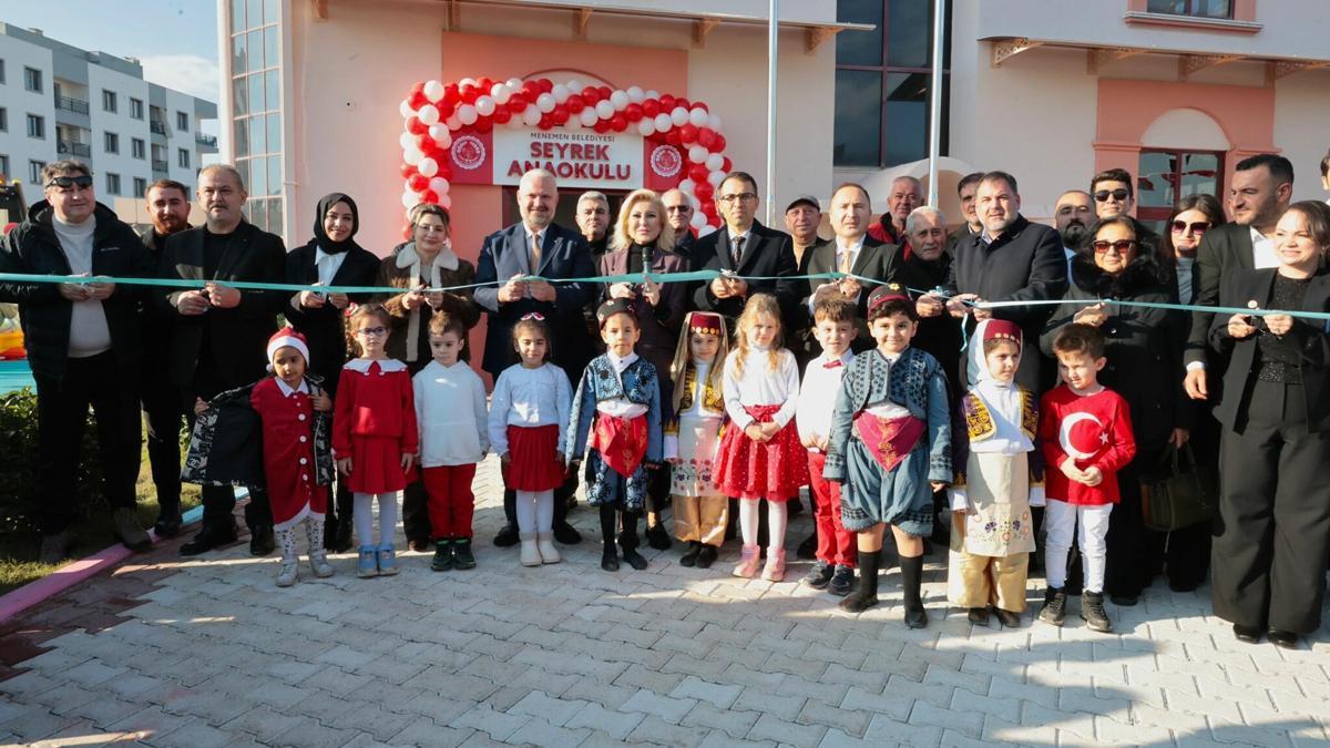 Seyrek Anaokulu törenle hizmete açıldı