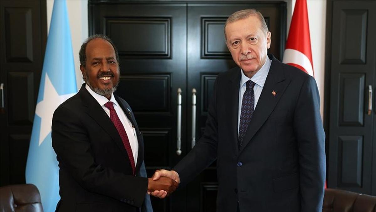 Dolmabahçe'de kritik zirve: Cumhurbaşkanı Erdoğan, Somali Cumhurbaşkanı Mahmud görüşmesi başladı