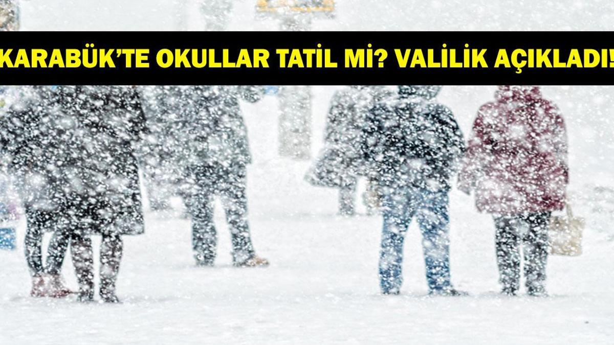 KARABÜK'TE OKULLAR TATİL Mİ 31 ARALIK? Yarın Karabük'te Okullar Tatil Mi? Karabük Valisi Mustafa Yavuz'dan Son Dakika Açıklaması!