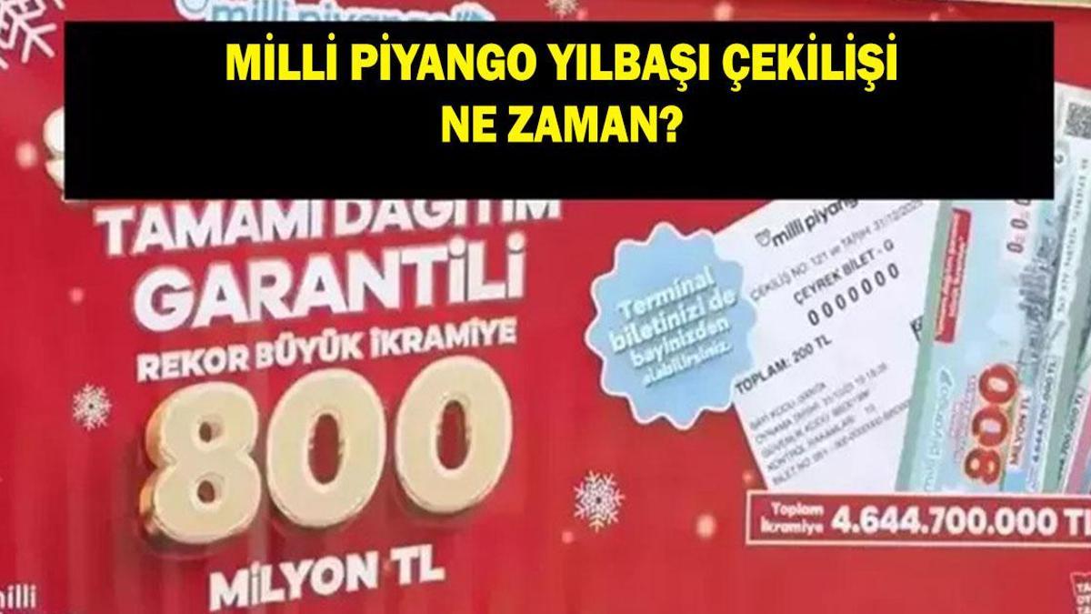 MİLLİ PİYANGO YILBAŞI ÇEKİLİŞİ NE ZAMAN? Bilet fiyatları ne kadar? İşte tam, yarım, çeyrek bilet ücretleri