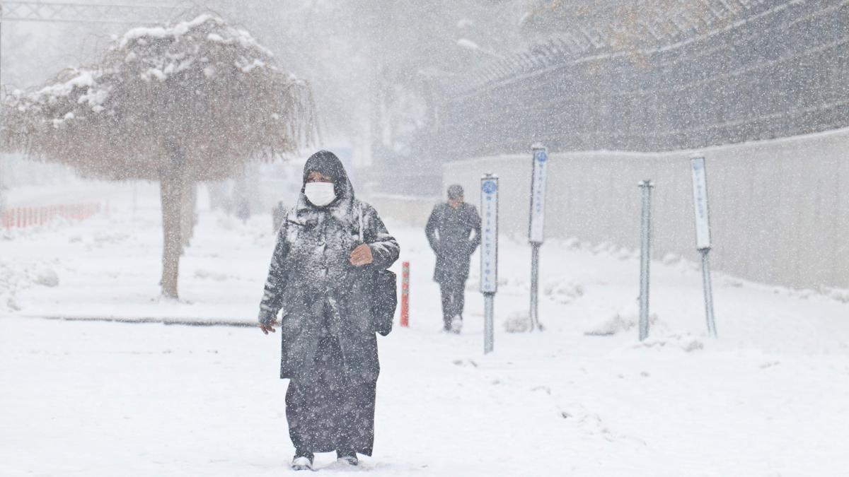 Diyarbakırda kar yağışı
