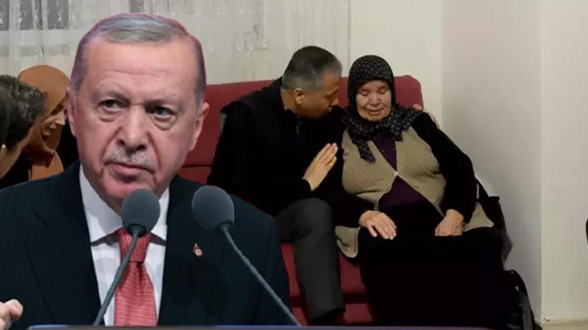 Cumhurbaşkanı Erdoğandan şehit ailesine taziye telefonu