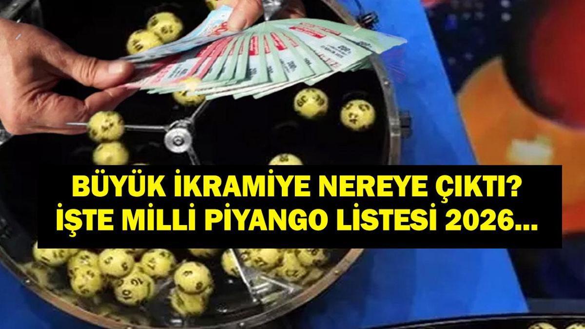 MİLLİ PİYANGO BÜYÜK İKRAMİYE NEREYE ÇIKTI? CNNTURK.com Milli Piyango Listesi 2026 Sorgulama! İkramiye Nereye Çıktı? İşte MP Talihli İller!