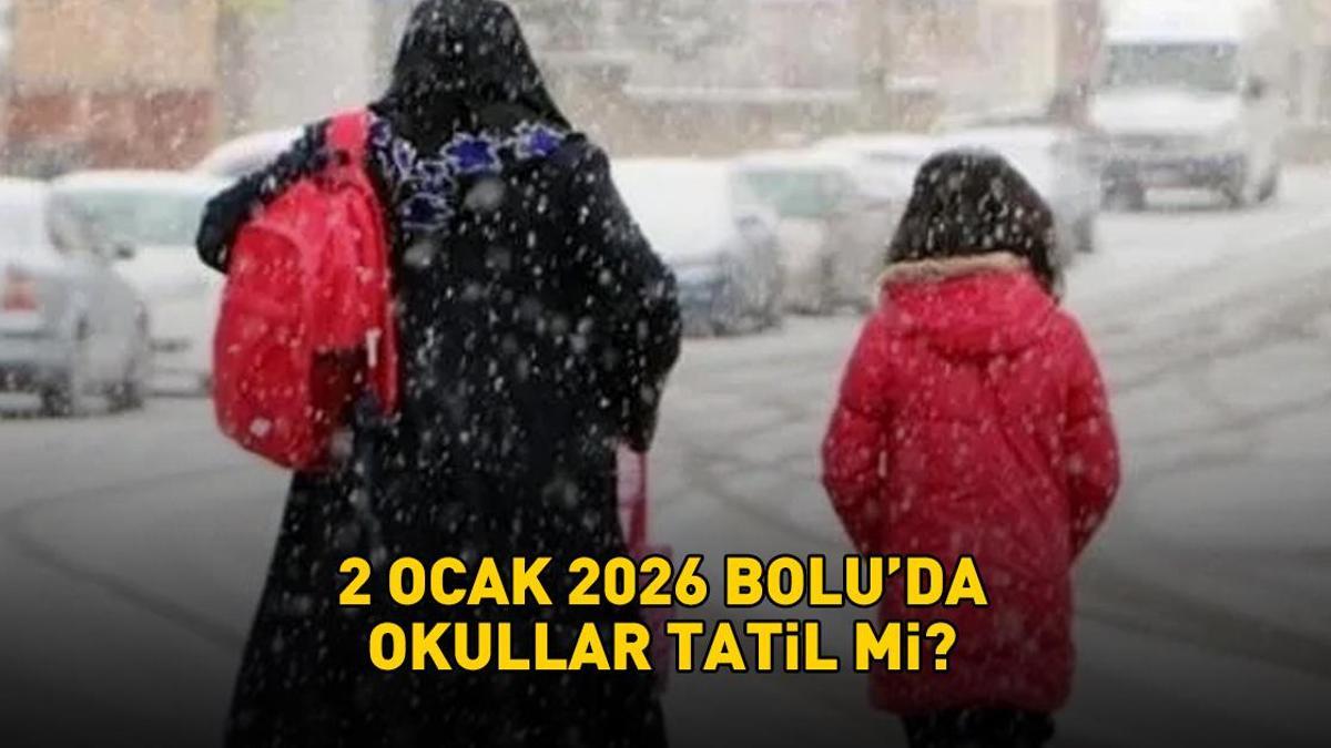 BOLUDA YARIN OKULLAR TATİL Mİ? 2 Ocak 2026 Bolu'da okullar tatil olacak mı? Bolu kar tatili gelişmeleri son durum!