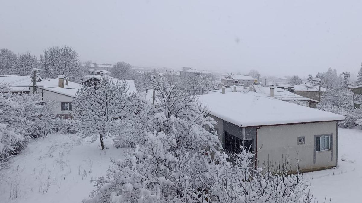 Samsun'da kar yağışı; ulaşım aksadı