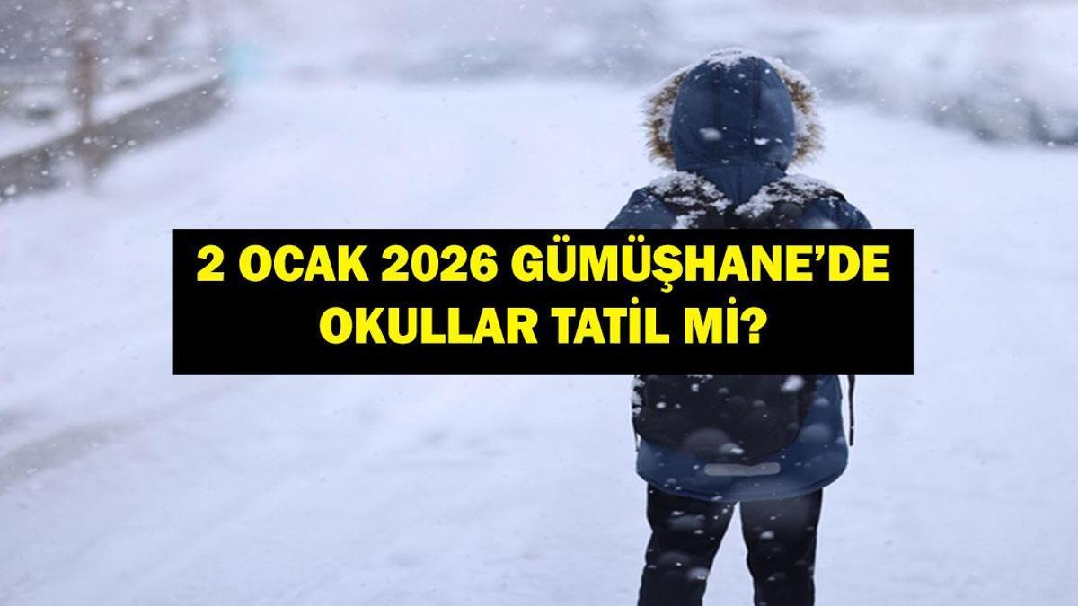 2 OCAK GÜMÜŞHANE'DE OKULLAR TATİL Mi? Gümüşhane'de Yarın Okullar Tatil Mi, Kar Tatili Var Mı? Son Dakika Gümüşhane Valiliği Okul Tatil Açıklaması...