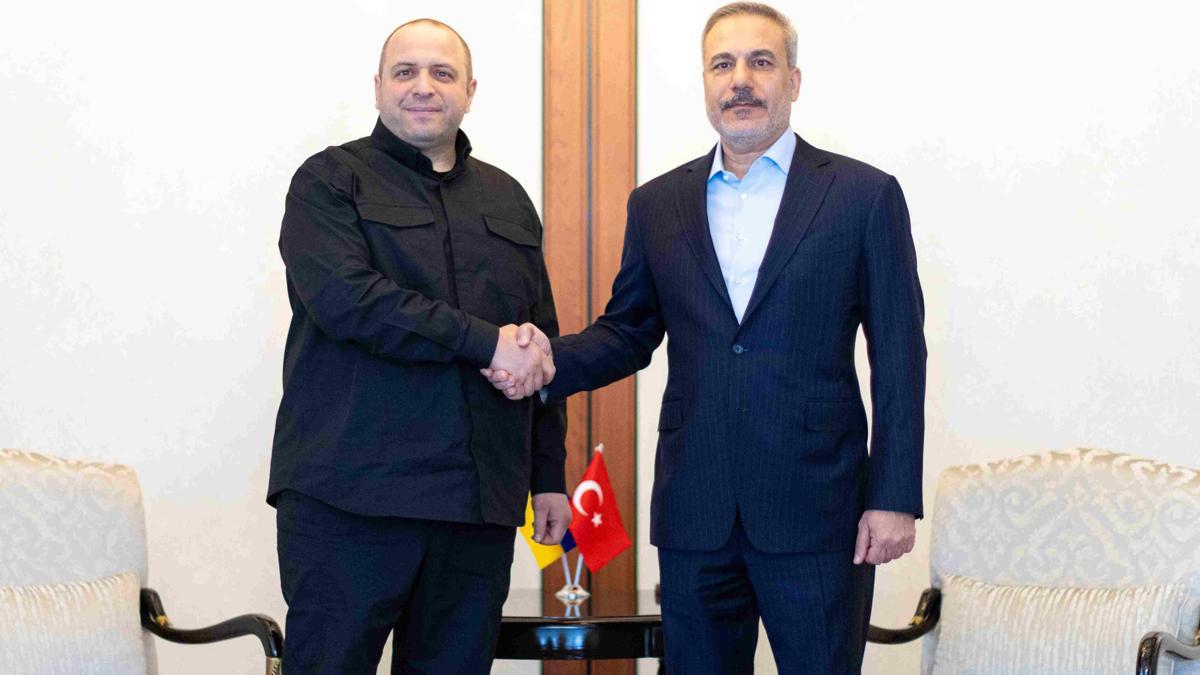 Dışişleri Bakanı Hakan Fidan, Ukrayna Ulusal Güvenlik ve Savunma Konseyi Sekreteri Umerov ile görüştü