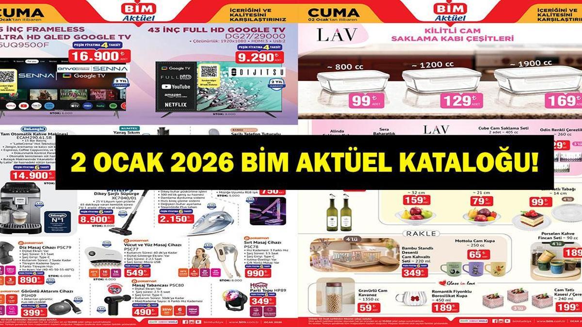 2 OCAK 2026 BİM AKTÜEL ÜRÜNLERİ: BİM 2 Ocak Aktüel Kataloğu Yayınlandı! Yeni Yılın İlk İndirim Fırsatları! Bu Hafta Hangi Ürünler İndirimde?