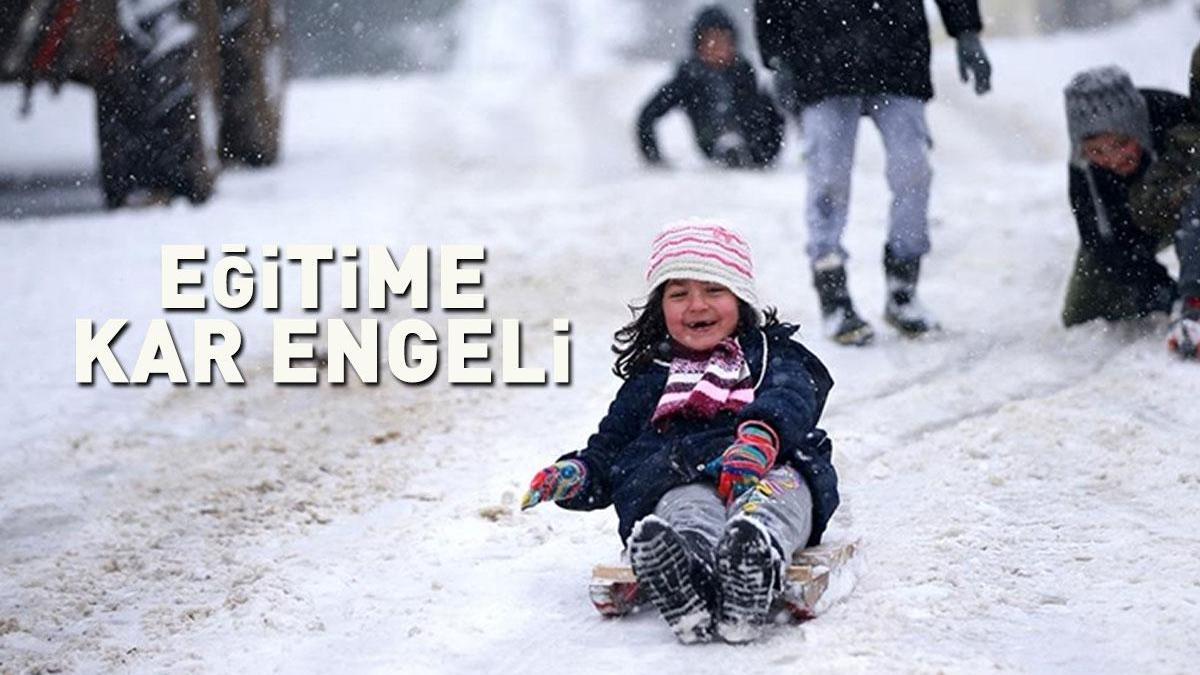 SON DAKİKA | Eğitime kar engeli! Tatil haberleri peş peşe geldi | İşte o iller