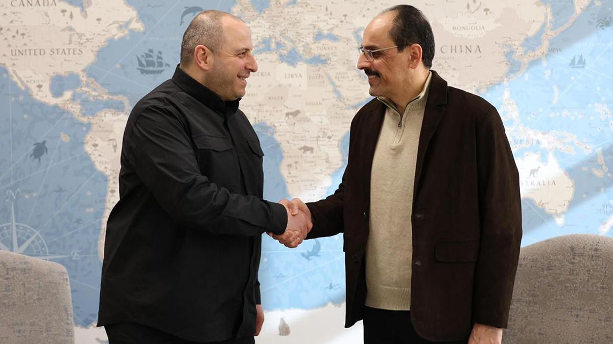 Ankara'da kritik görüşme! MİT Başkanı İbrahim Kalın, Ukrayna Güvenlik Sekreteri Umerov ile bir araya geldi