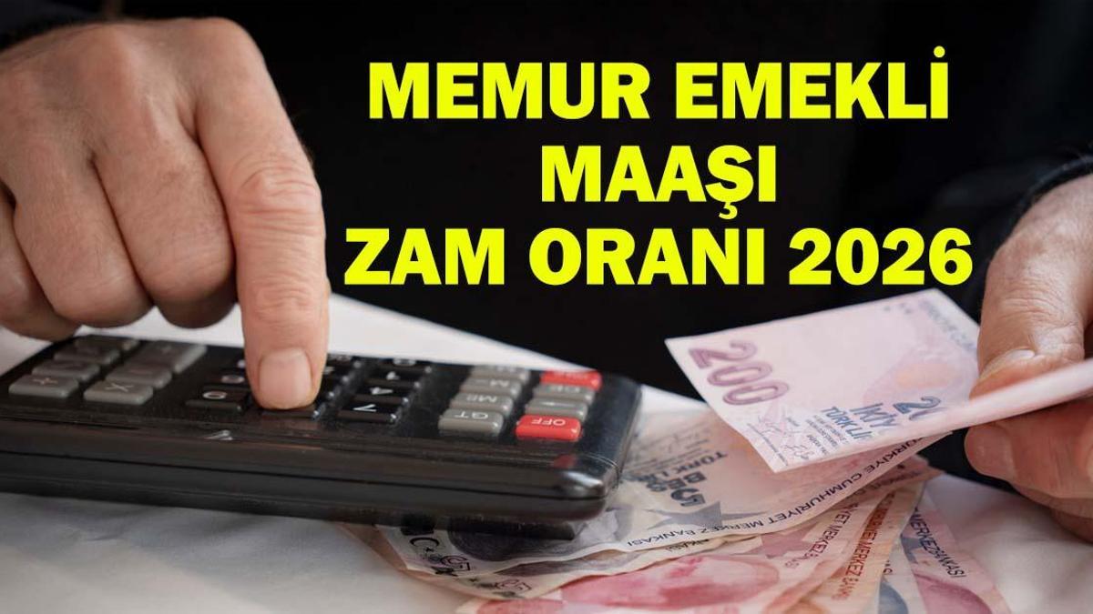 MEMUR EMEKLİ MAAŞI ZAM ORANI 2026: Memur emekli ocak maaşı ne kadar olacak? Enflasyon ne zaman açıklanacak?