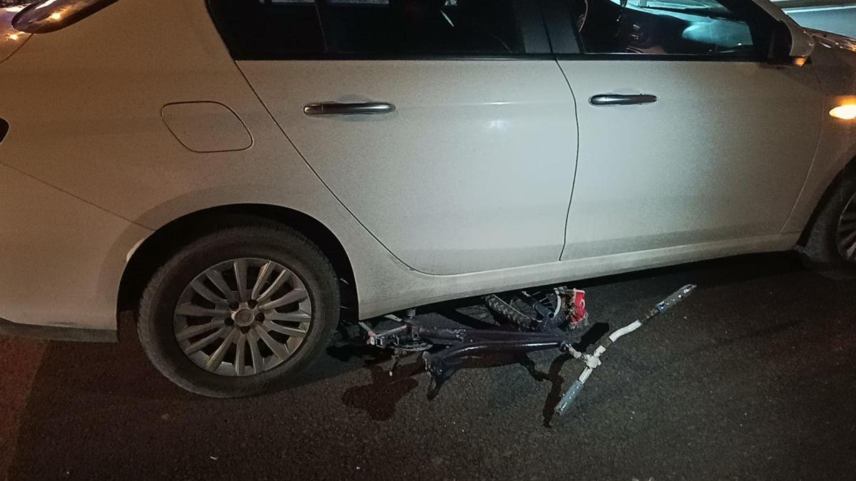Otomobilin çarptığı bisikletli çocuk yaralandı
