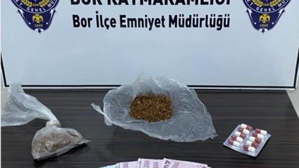 Bor'da uyuşturucu operasyonunda 1 tutuklama