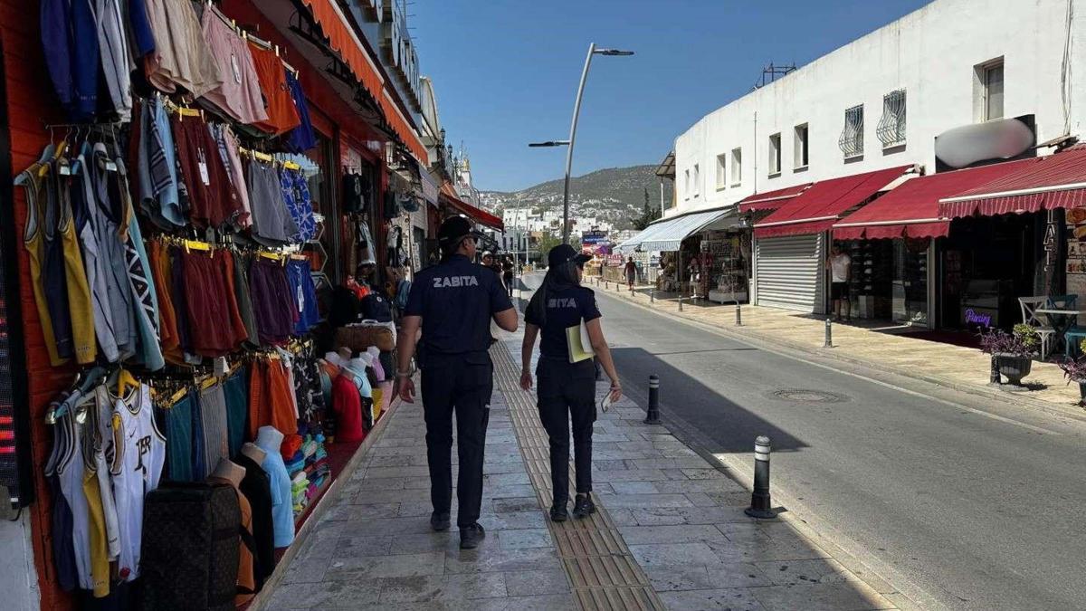 Bodrum'da zabıta ekiplerinden 2025'te ceza yağdı