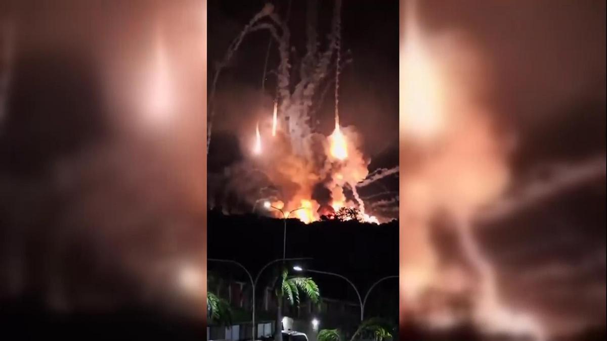 Dünya bu görüntüleri izliyor / Venezuela: ABD 4 bölgeyi vurdu