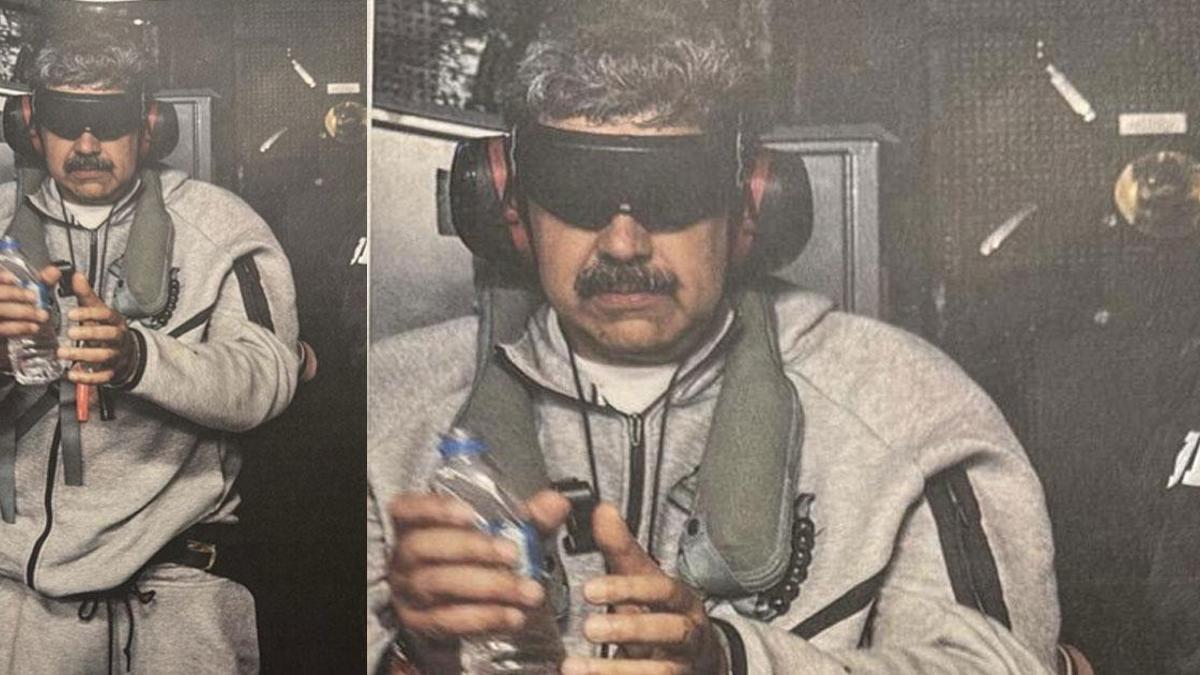 Trump paylaştı! İşte kaçırılan Maduro'nun ilk fotoğrafı