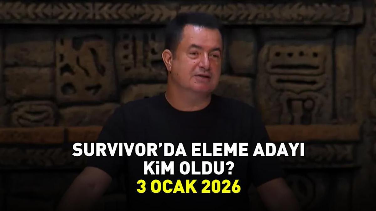 SURVIVOR 4. ELEME ADAYI 3 OCAK 2026 | Survivor'da eleme adayı kim oldu, dokunulmazlık oyununu hangi takım kazandı?