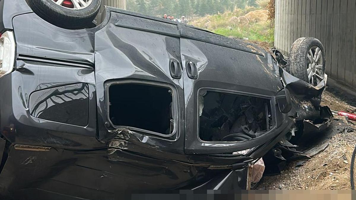 Mersin'de korkunç kaza! Otomobil köprüden düştü: 2 ölü, 3 yaralı