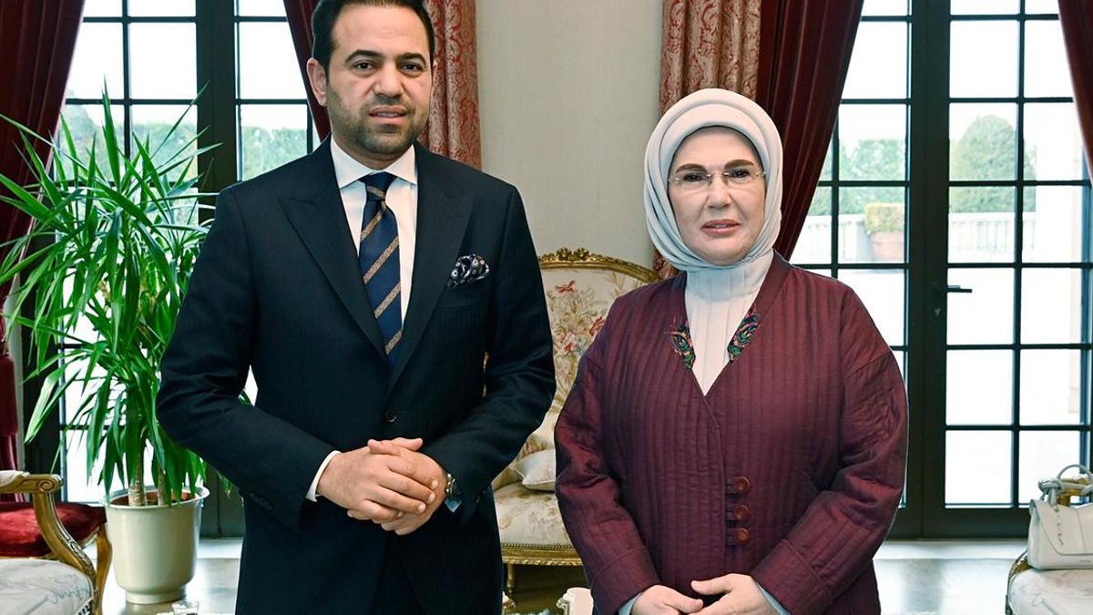 Emine Erdoğan, Müslüman Alimler Konseyi Genel Sekreteri ile bir araya geldi