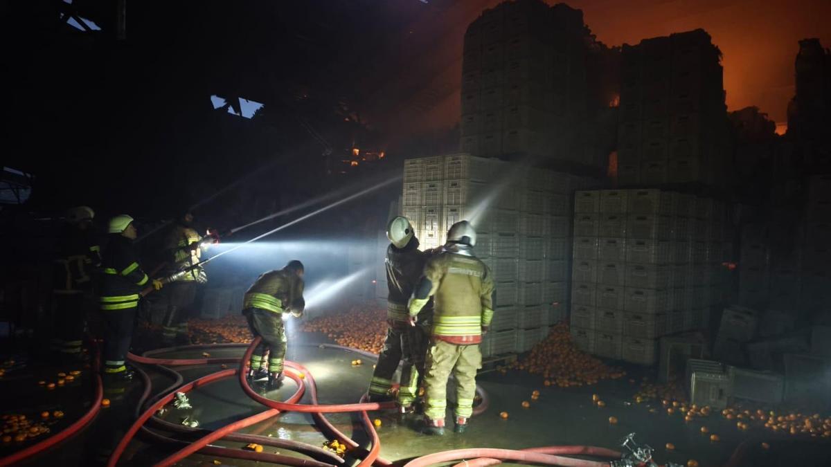 Hatay'da paketleme tesisinde yangın; 1 işçi öldü