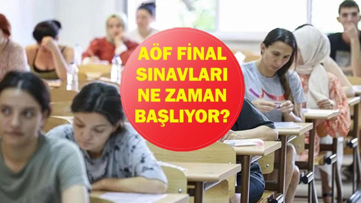 AÖF GÜZ DÖNEMİ FİNAL SINAV TARİHLERİ: AÖF Final Sı…