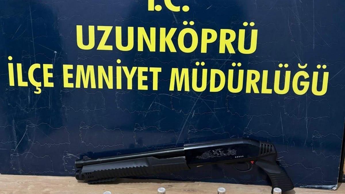 Üzerinde pompalı tüfekle yakalandı