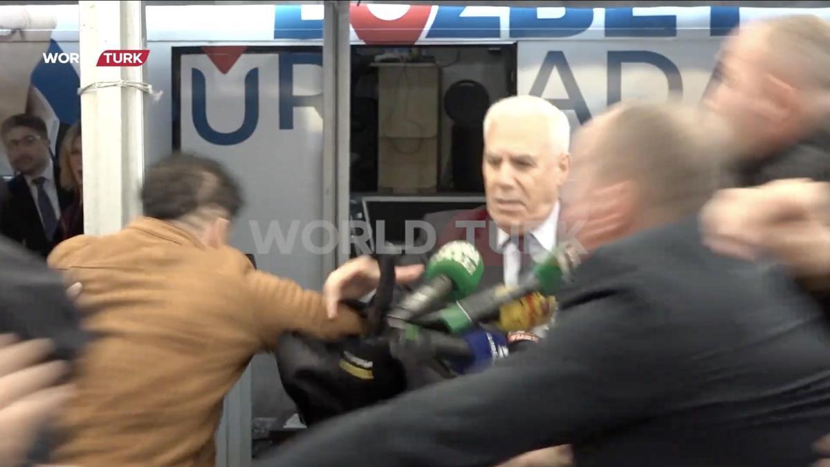 Mustafa Bozbeye yumruklu saldırı: En net görüntüler ortaya çıktı