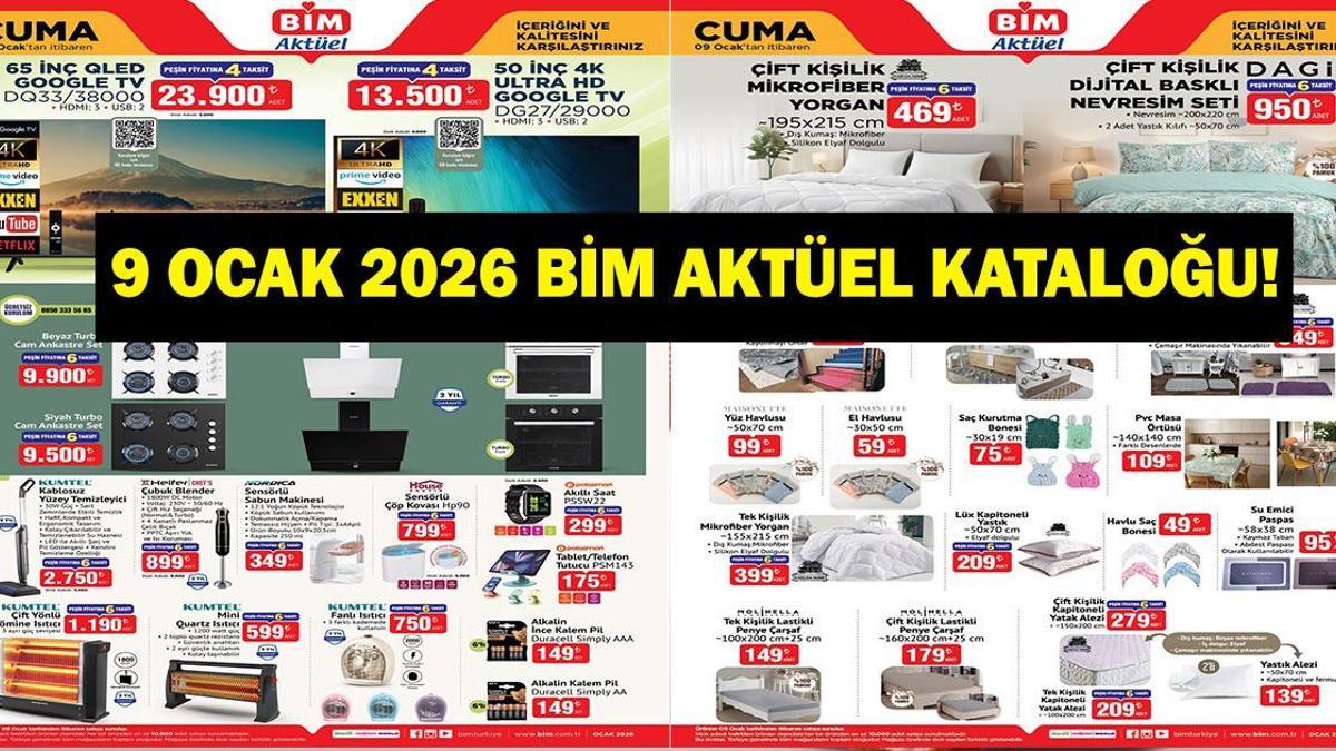 9 OCAK 2026 BİM AKTÜEL ÜRÜNLERİ: BİM 9 Ocak Aktüel Kataloğu Yayınlandı! Yeni Yıla Özel İndirim Fırsatları! Bu Hafta Hangi Ürünler İndirimde?