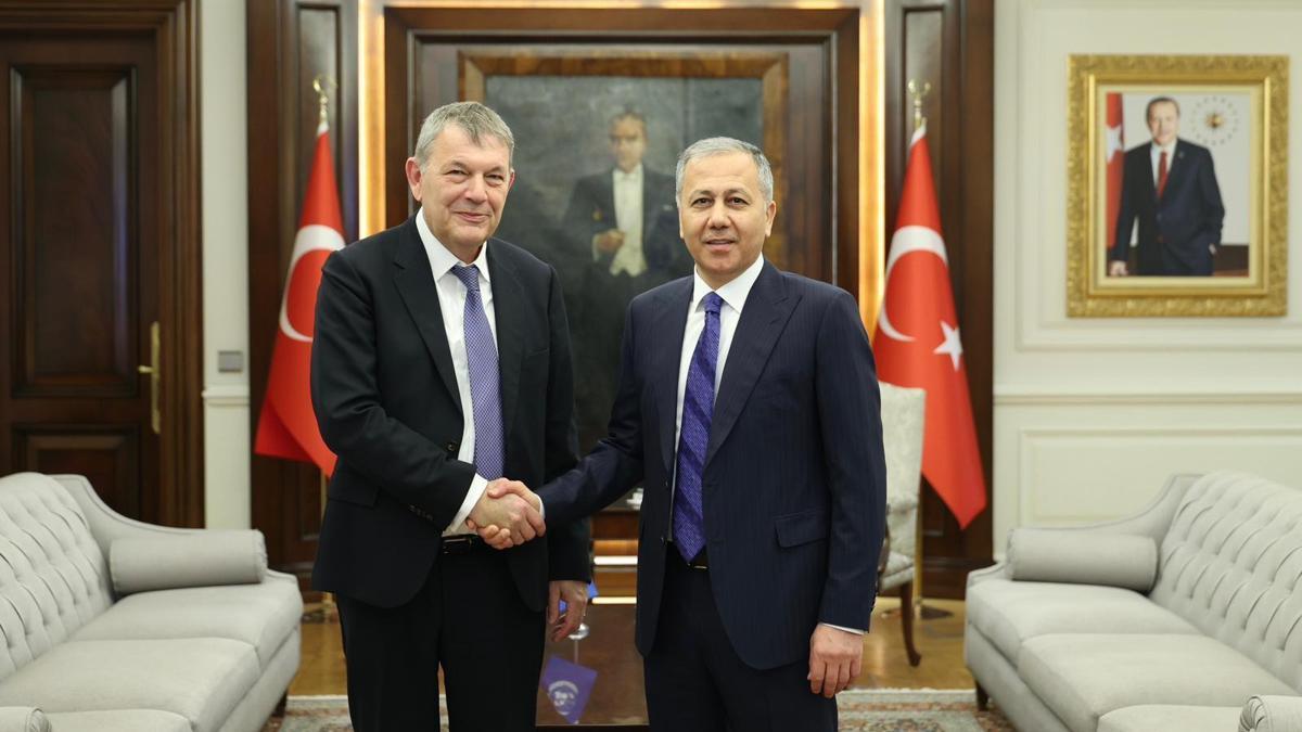 Bakan Yerlikaya, UNRWA Genel Komiseri Lazzarini ile görüştü