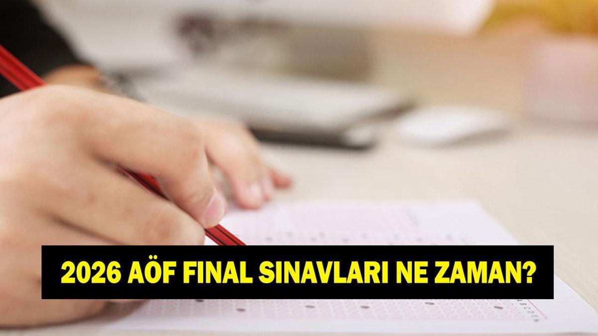 AÖF SINAV GİRİŞ BELGESİ ALMA EKRANI! 2026 AÖF final sınavları ne zaman?