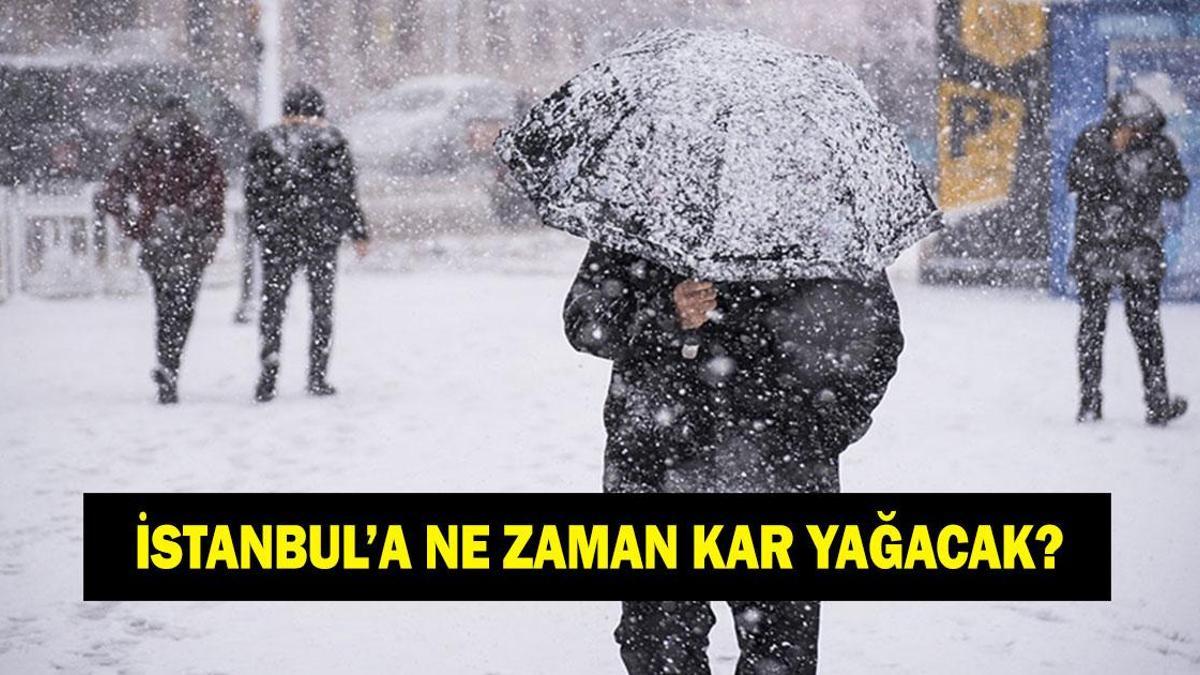 İSTANBUL'A NE ZAMAN KAR YAĞACAK? AKOM uyardı! İstanbul'a ne zaman kar geliyor?