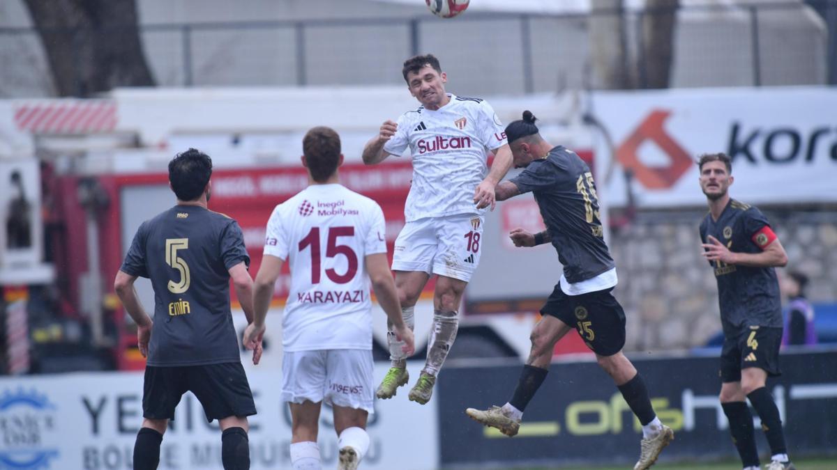 İnegölspor - Batman Petrolspor: 1-1