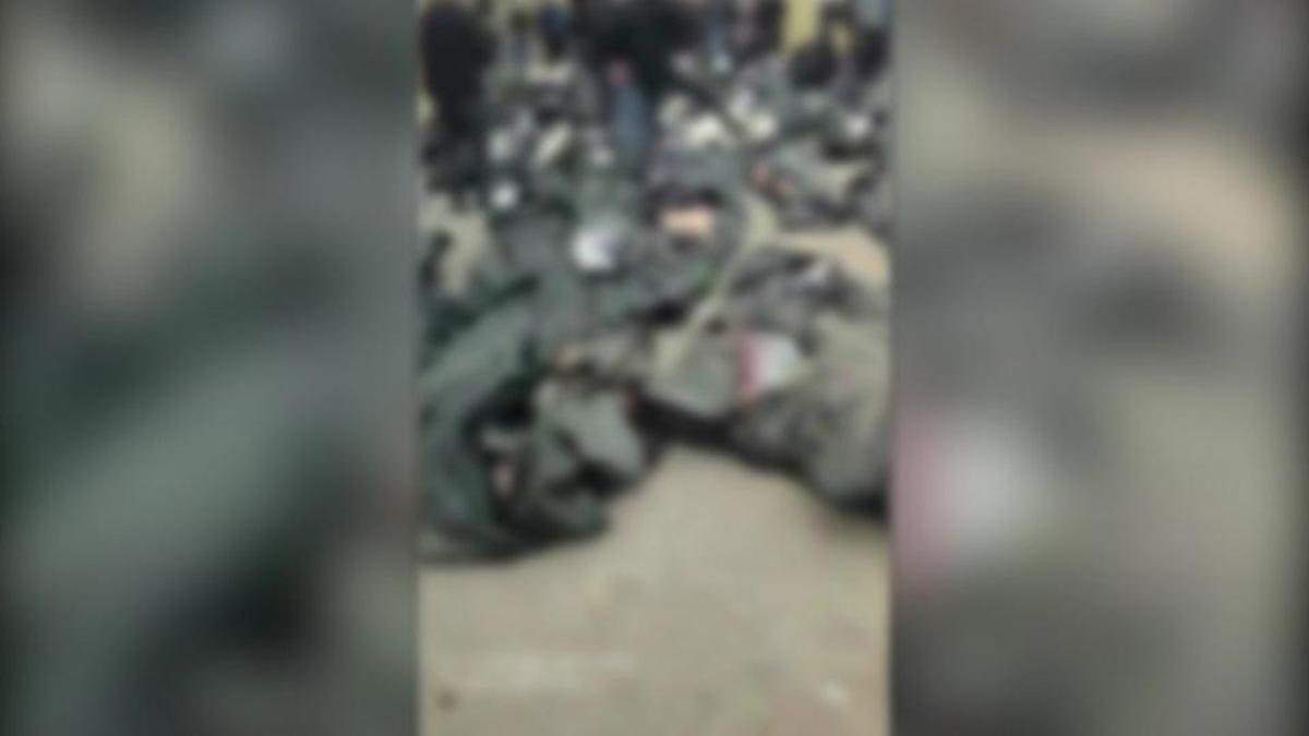 Görüntüleri AFP İran'dan paylaştı: Cesetlerle dolup taşmış!