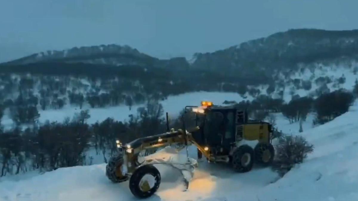 Bingölde kar nedeniyle 192 köy yolu ulaşıma kapandı